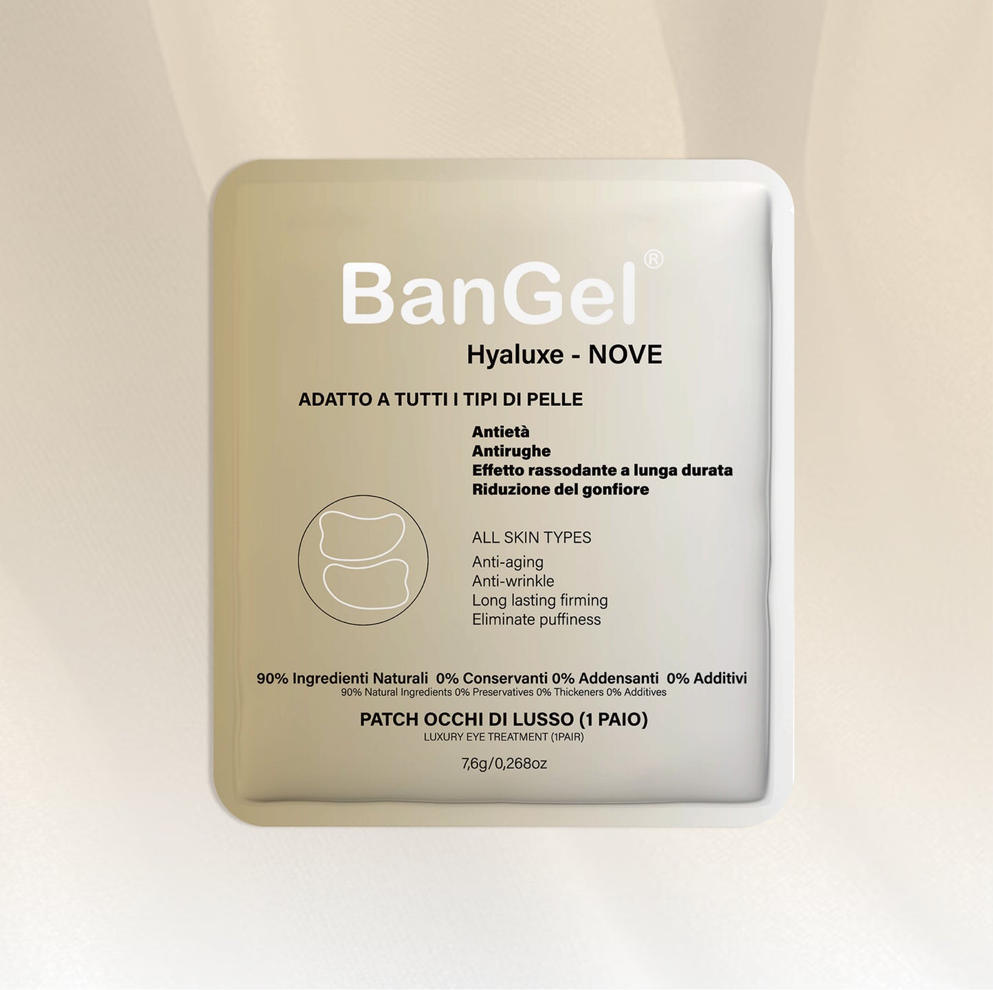 Patch occhi anti-età in idrogel super-attivo - BANGEL