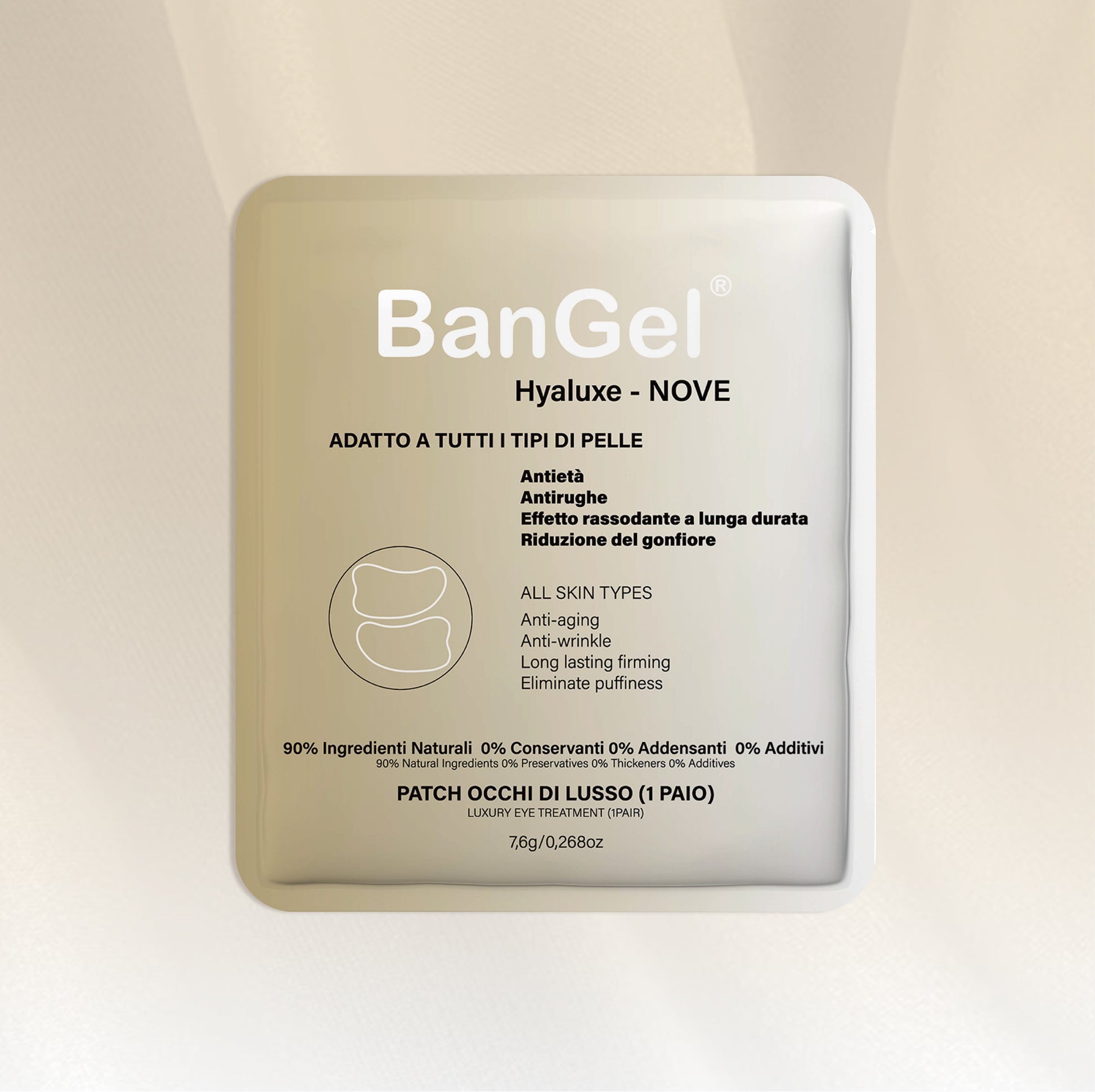 Patch occhi anti-età in idrogel super-attivo - BANGEL