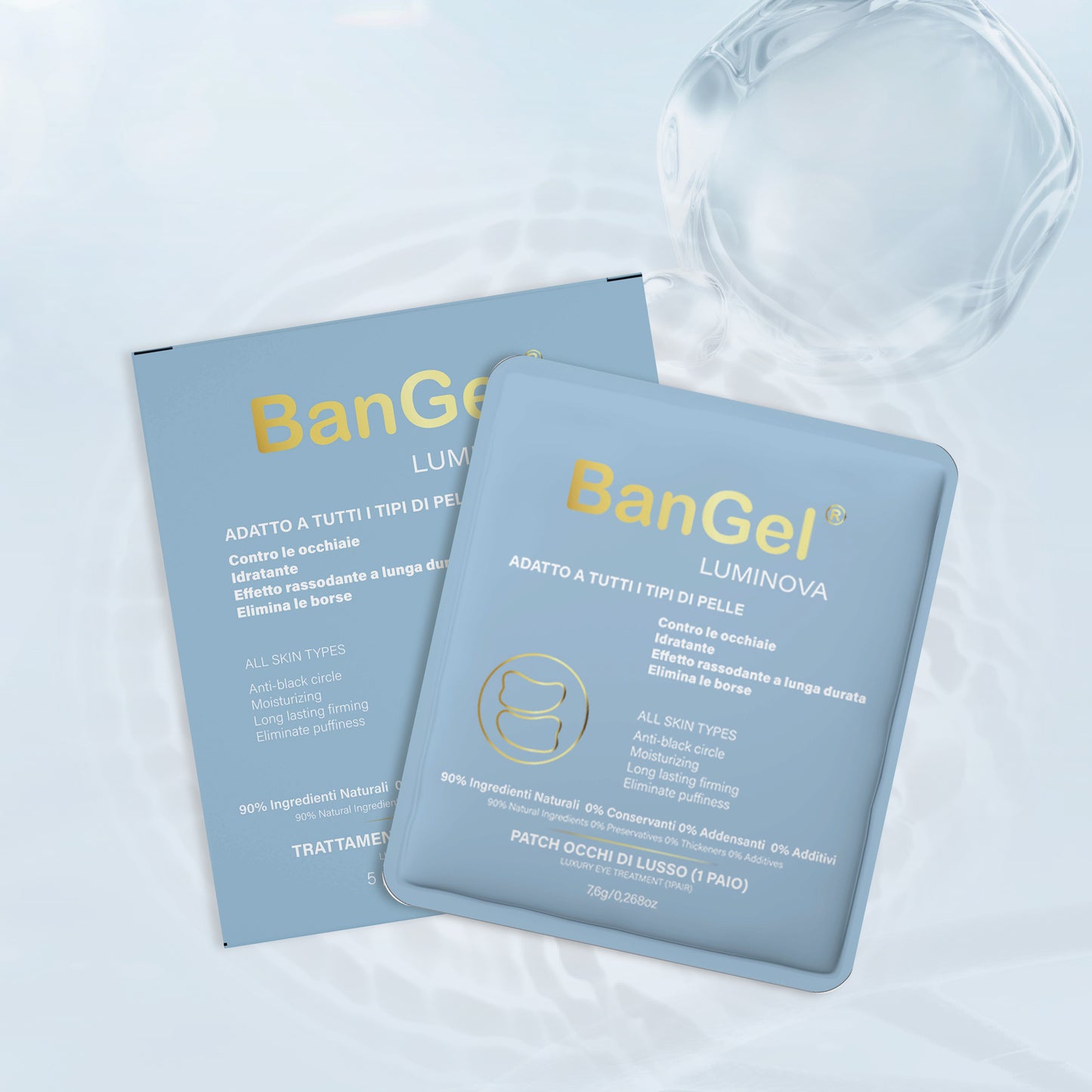 Patch occhi anti-occhiaie in idrogel di nuova generazione - BANGEL