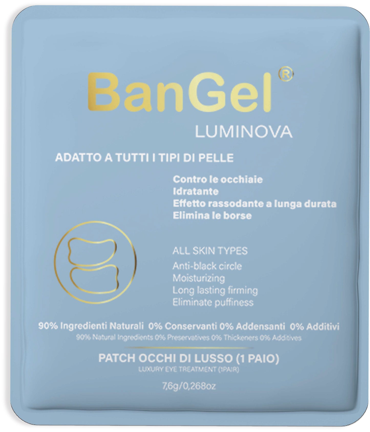 Patch occhi anti-occhiaie in idrogel di nuova generazione - BANGEL