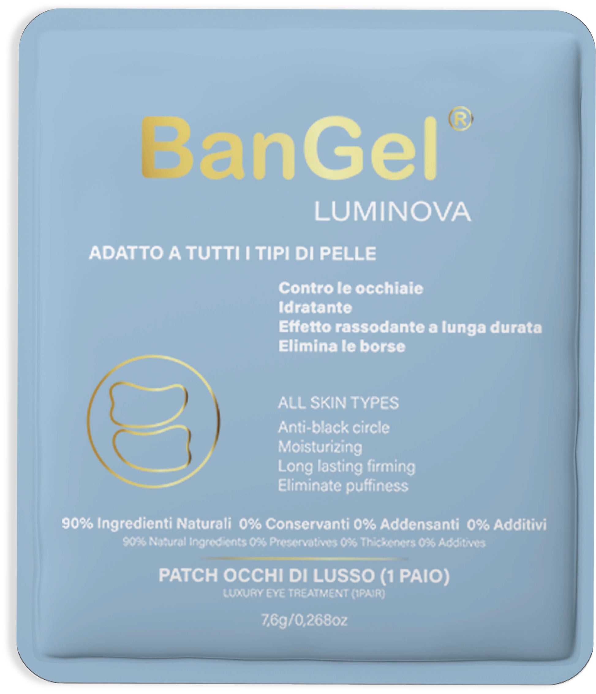 Patch occhi anti-occhiaie in idrogel di nuova generazione - BANGEL